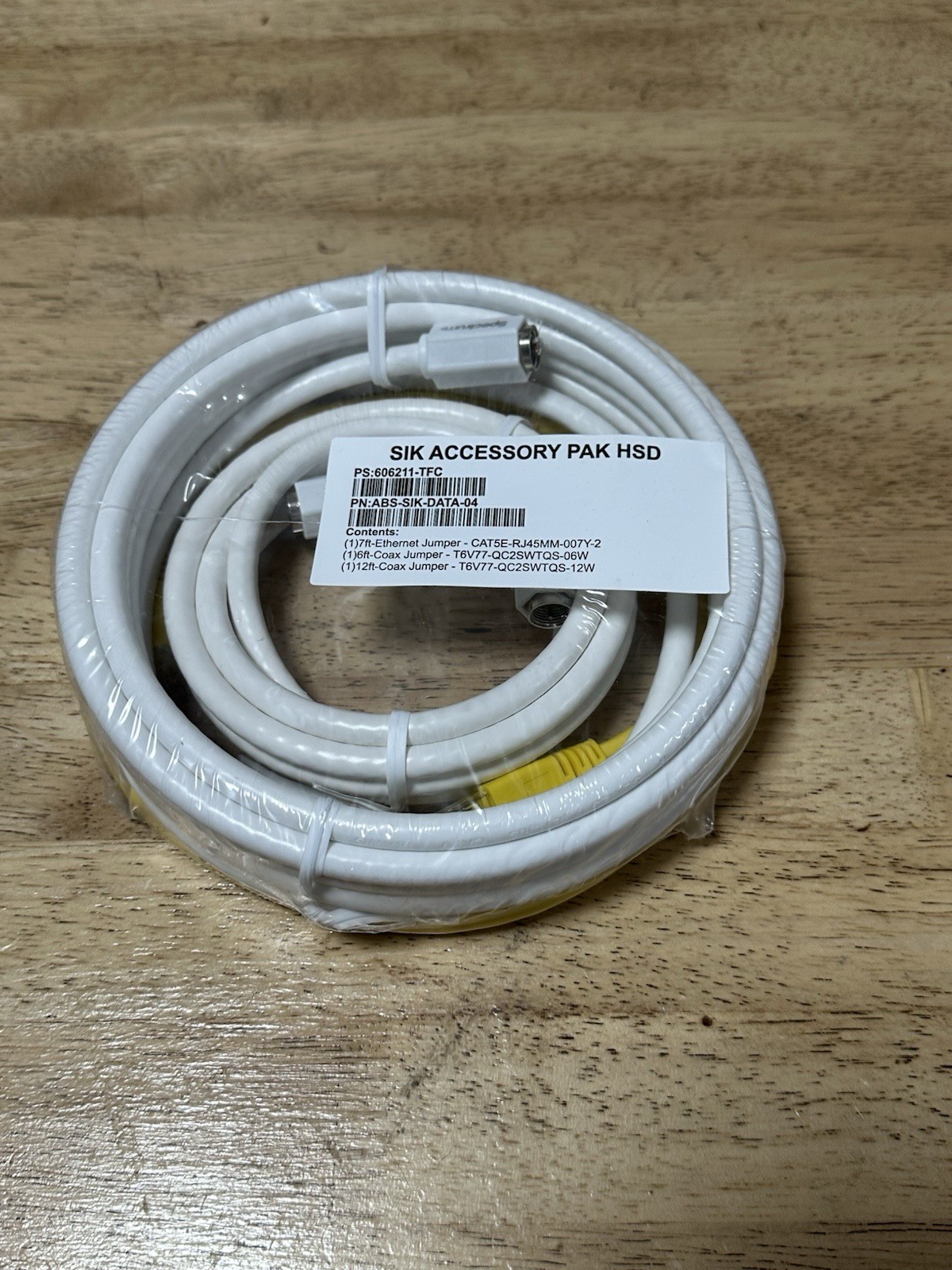 NEW SIK Accessory Pak HSD Ethernet & Coax Jumper Cables