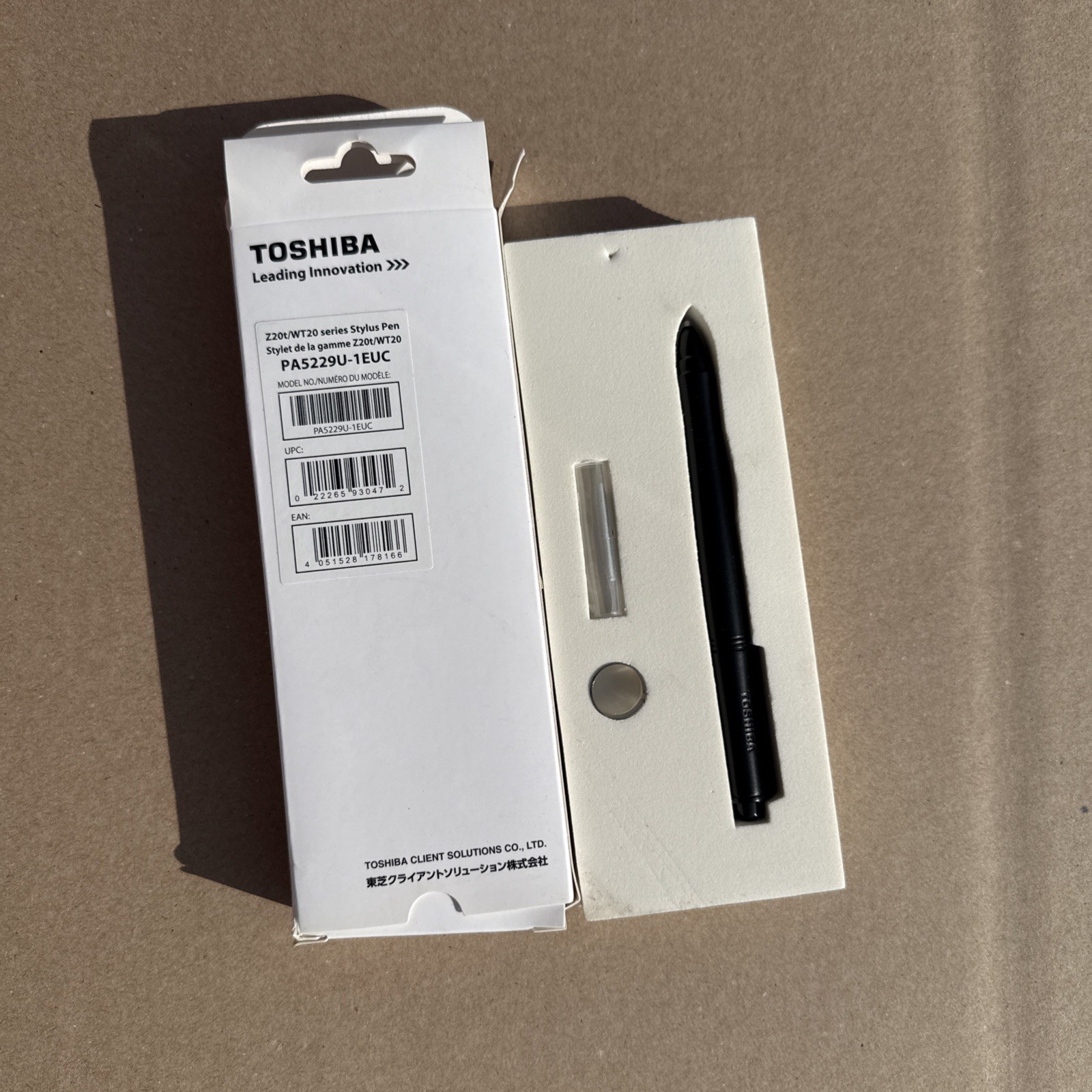 Brand New Toshiba Portege Z20t G83C000FW210 PA5229U-1EUC Stylus Pen in Black