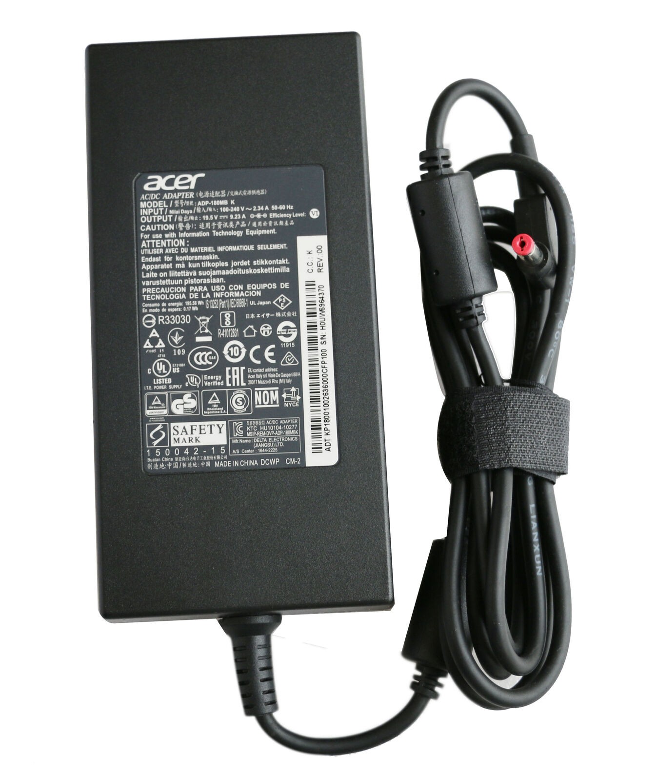 New 100%Genuine OEM 19.5V 9.23A 180W for Acer Aspire 7 A717-72G-700J ADP-180MB K