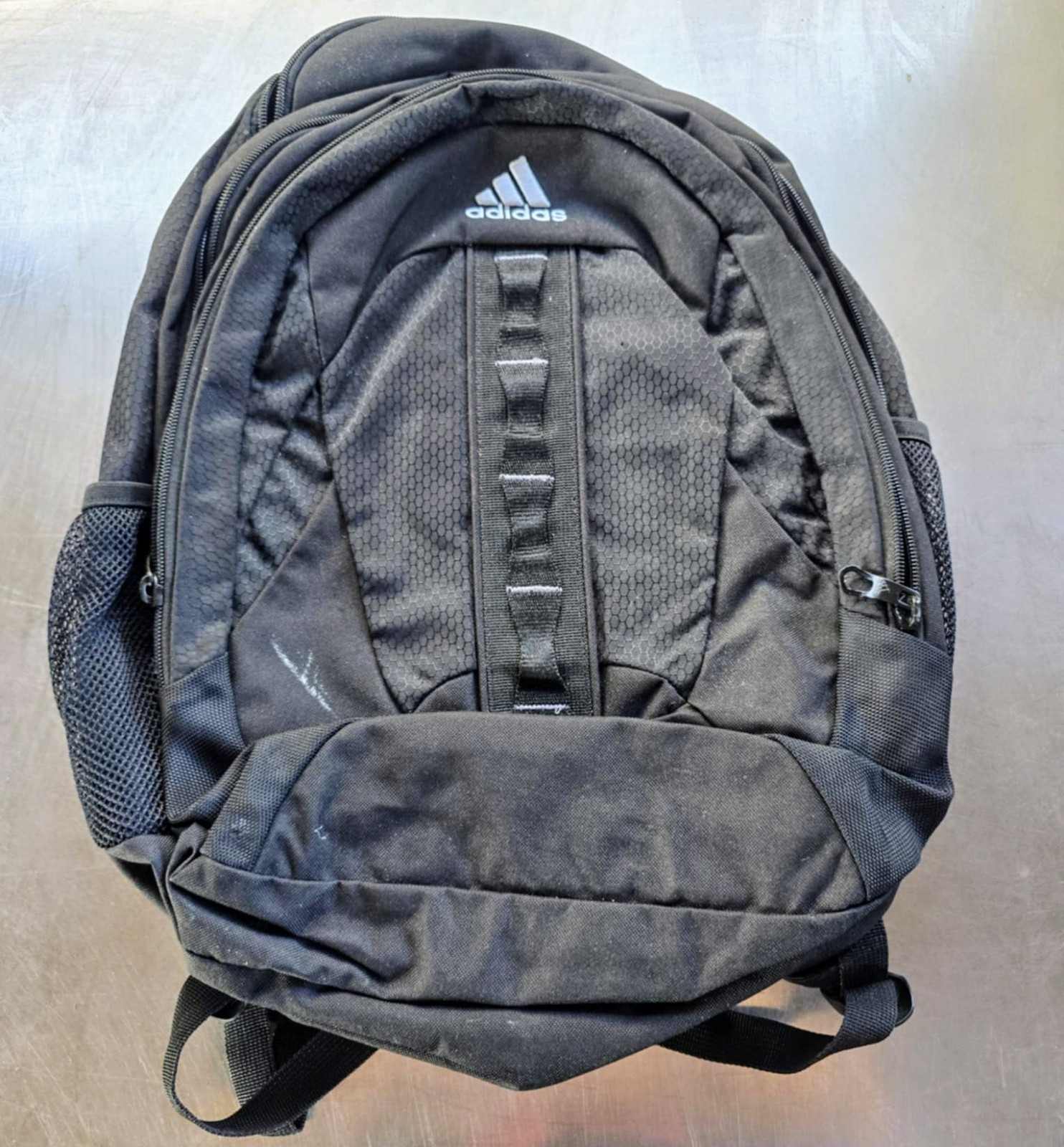 Adidas Prime Load Spring Laptop Electronic Backpack Black White
