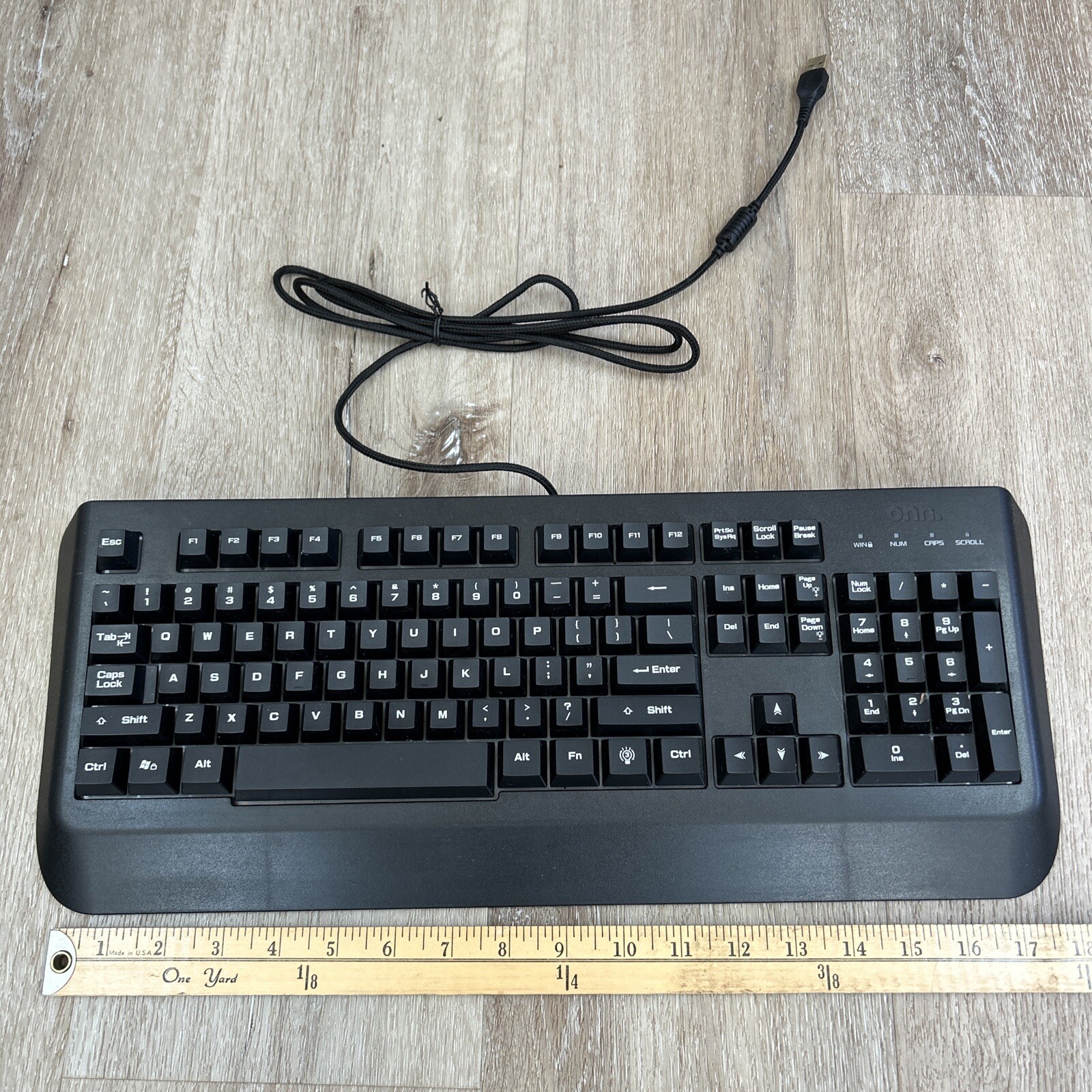 Game Onn 100009095 Gaming Keyboard Backlighting Tested Works Great