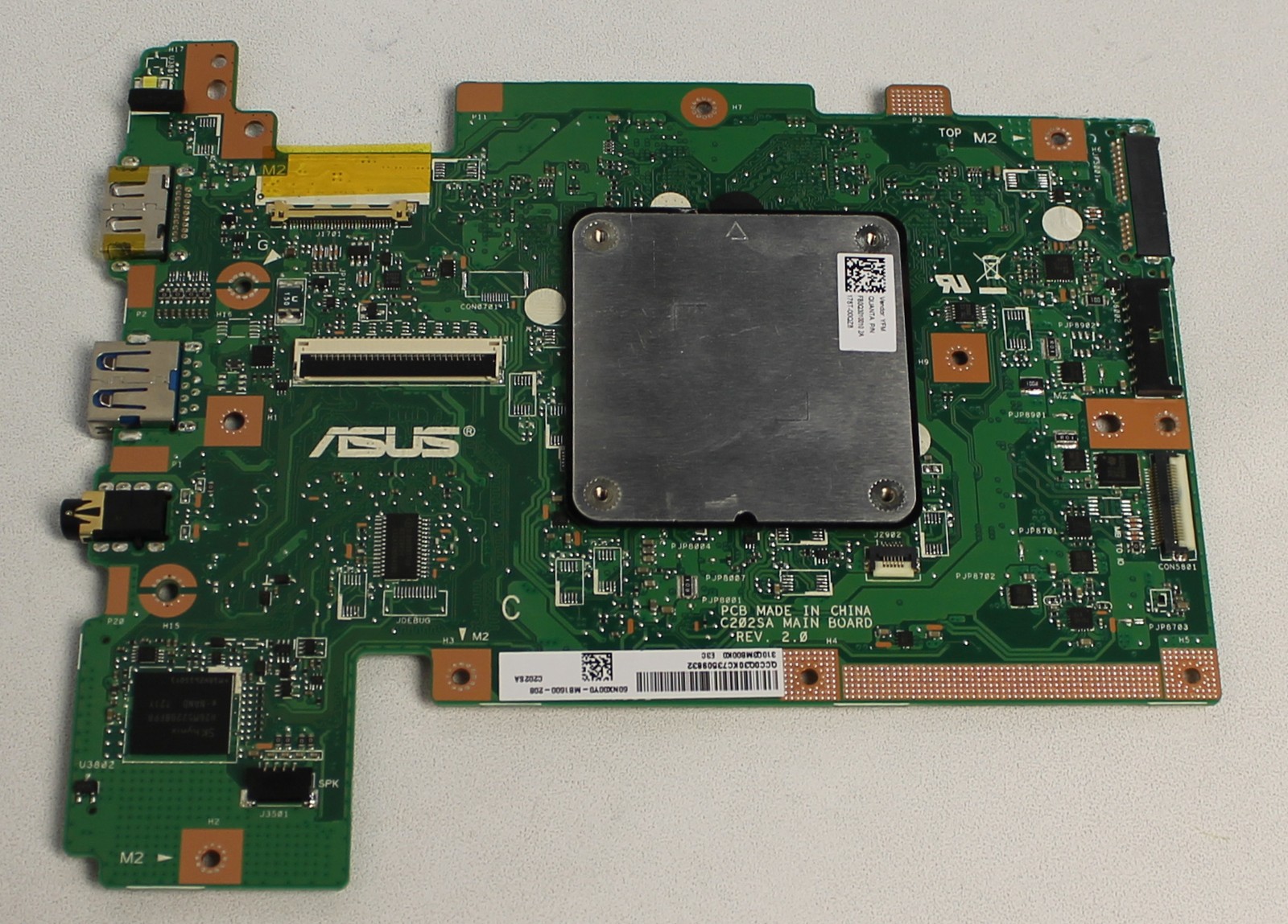 60NX00Y0-MB1601 ASUS MOTHERBOARD INTEL CELERON N3060 2GB 16GB SSD C202S GRADE A