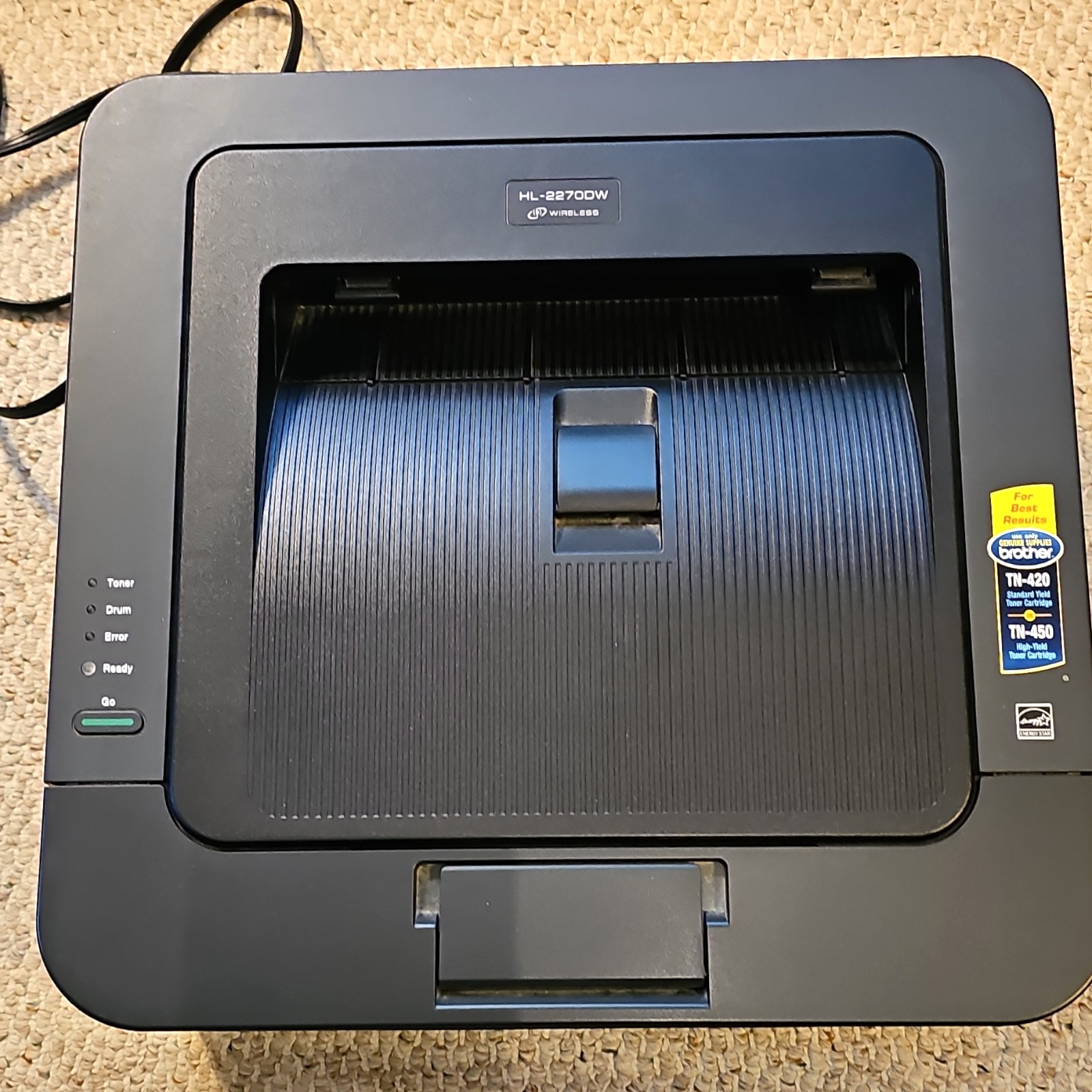 Brother HL-2270DW Wireless Duplex Laser B&W Printer 27ppm 2400x600 A4 USB