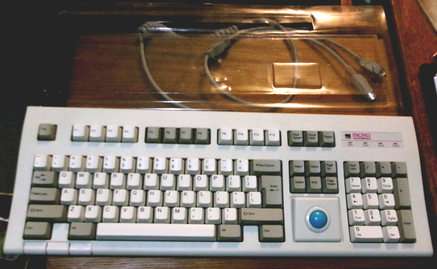 Vintage KB-30T Micro Innovations Vintage Mechanical Keyboard Wired UNTESTED