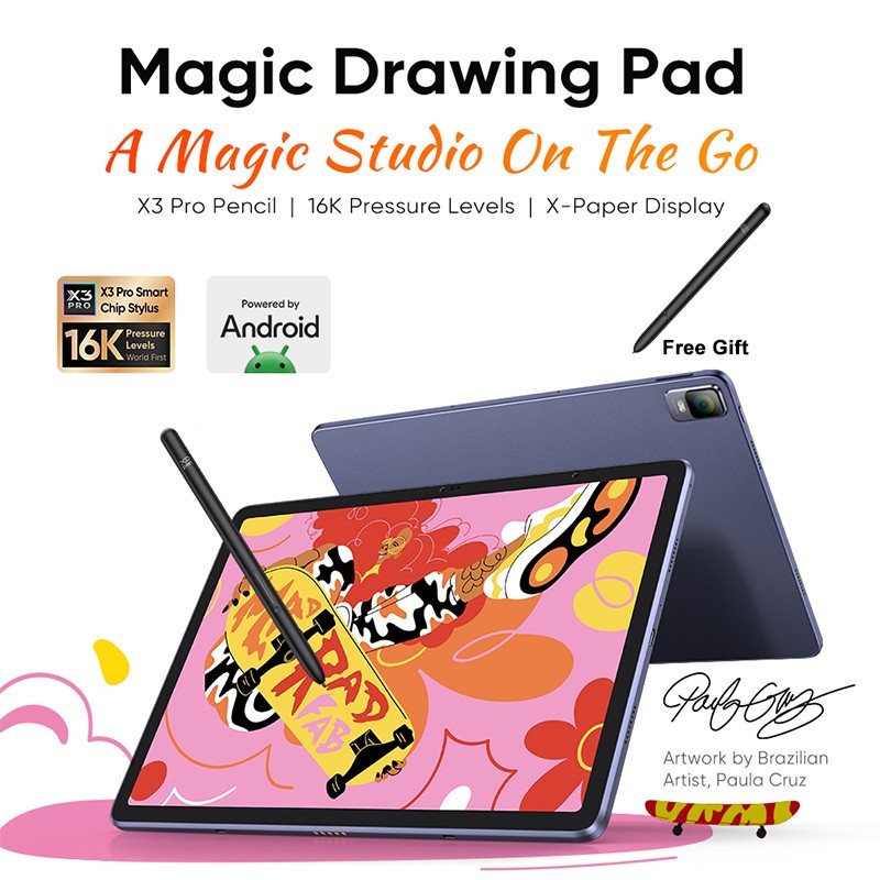 XPPen 12.2'' Wireless Magic Drawing Pad Bluetooth 256GB ROM Refurbished (2 Pens)