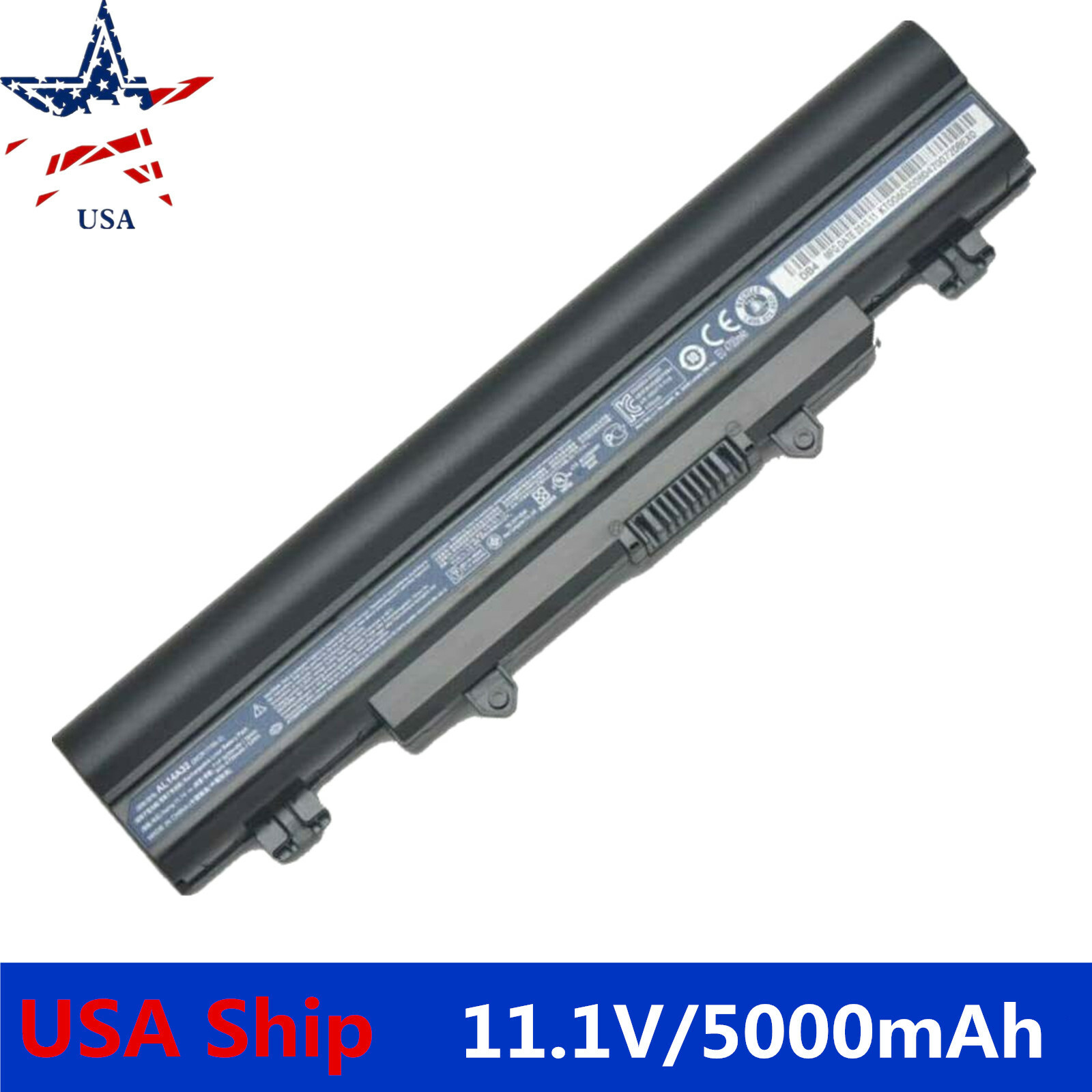 AL14A32 Spare Battery for Acer Aspire V3-472 V3-572 V5-572 E14 E15 Touch 5000mAh