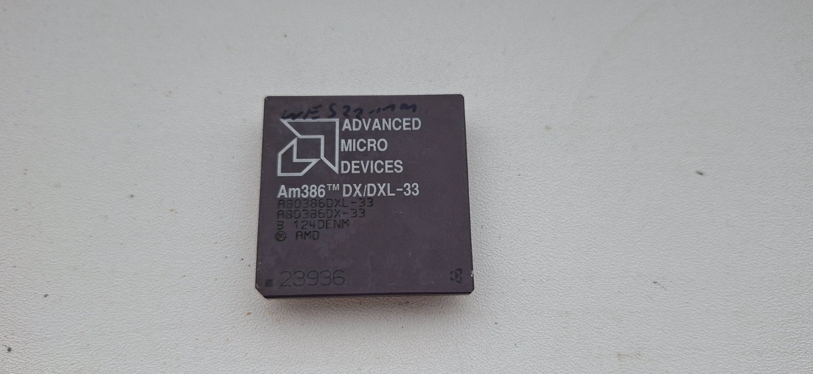 386 AMD Am386 DX/DXL-33 A80386DX-33 386DX vintage CPU GOLD