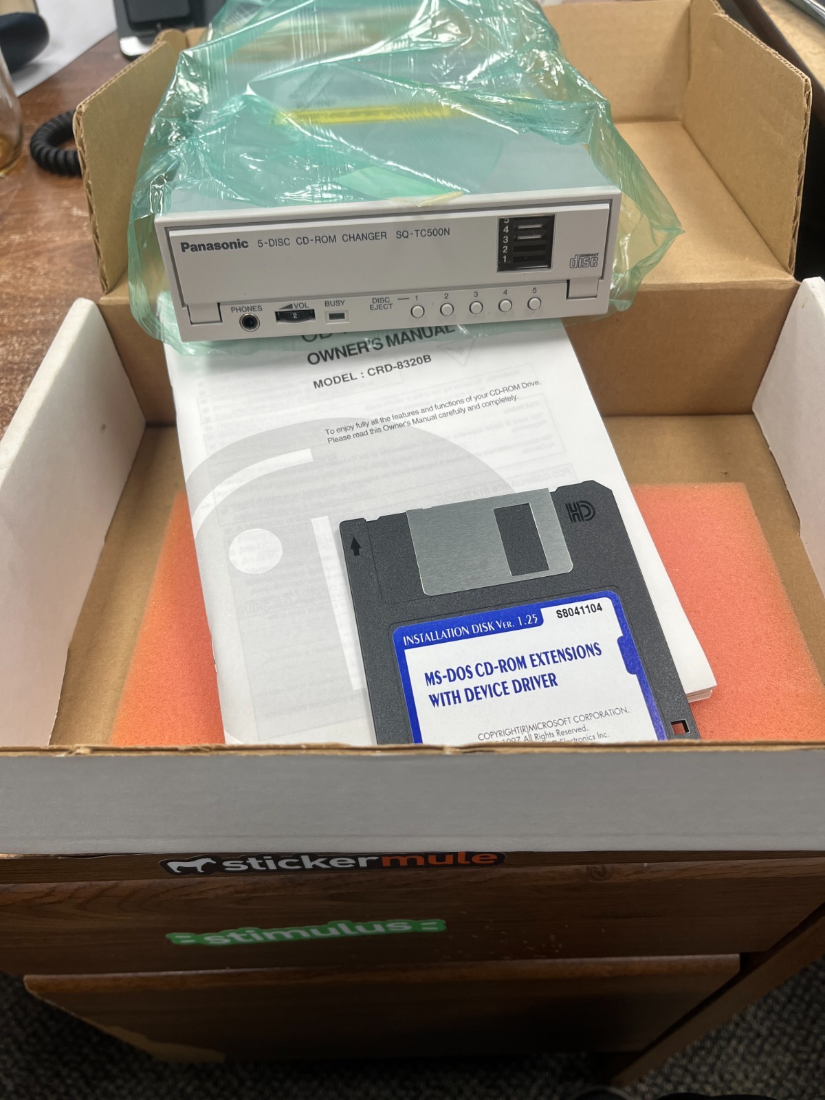 Panasonic SQ-TC500N 5 Disc CD internal desktop computer Changer 10X Speed IDE