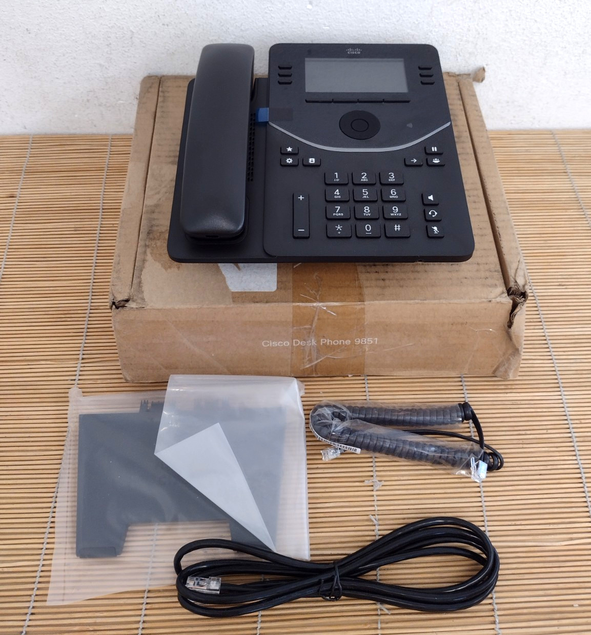New Cisco DP-9851-K9 Desk Phone 9851 Carbon Black New Other no label on box