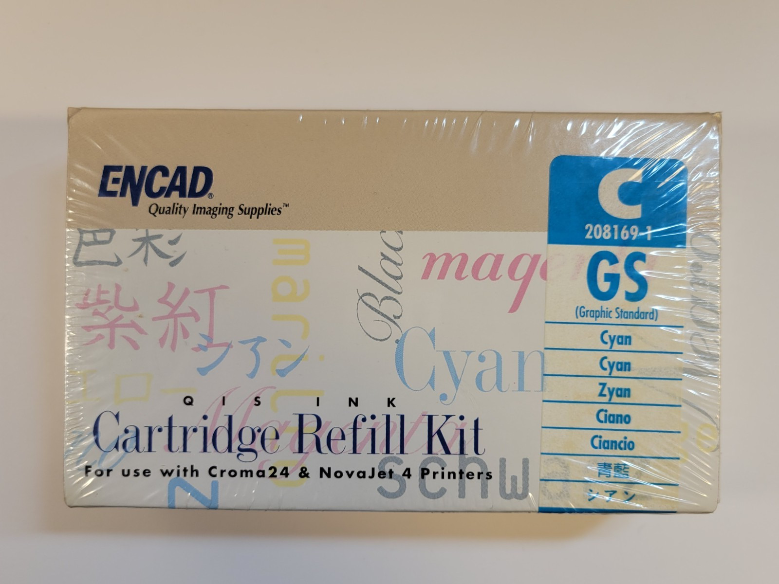 Encad NovaJet 4 Croma24 GS  Ink and Cartridge Refill Kit, Cyan 2081691 Magenta