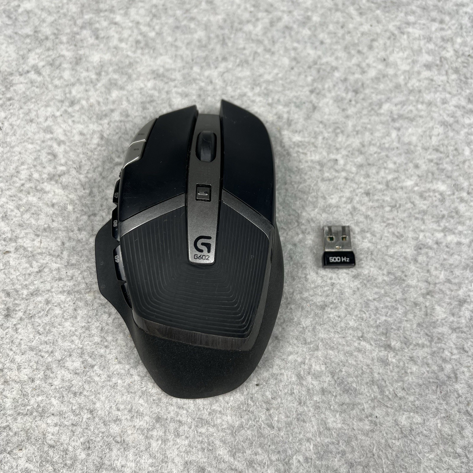 Logitech G602 Wireless Gaming Mouse 11 Buttons W/ USB Dongle 500HZ Tested Work