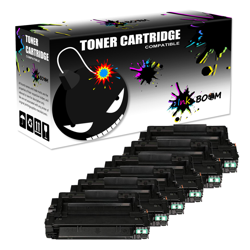 6 Black Toner Cartridges replace for HP Q6511A 11A LaserJet 2410 2410n Printer