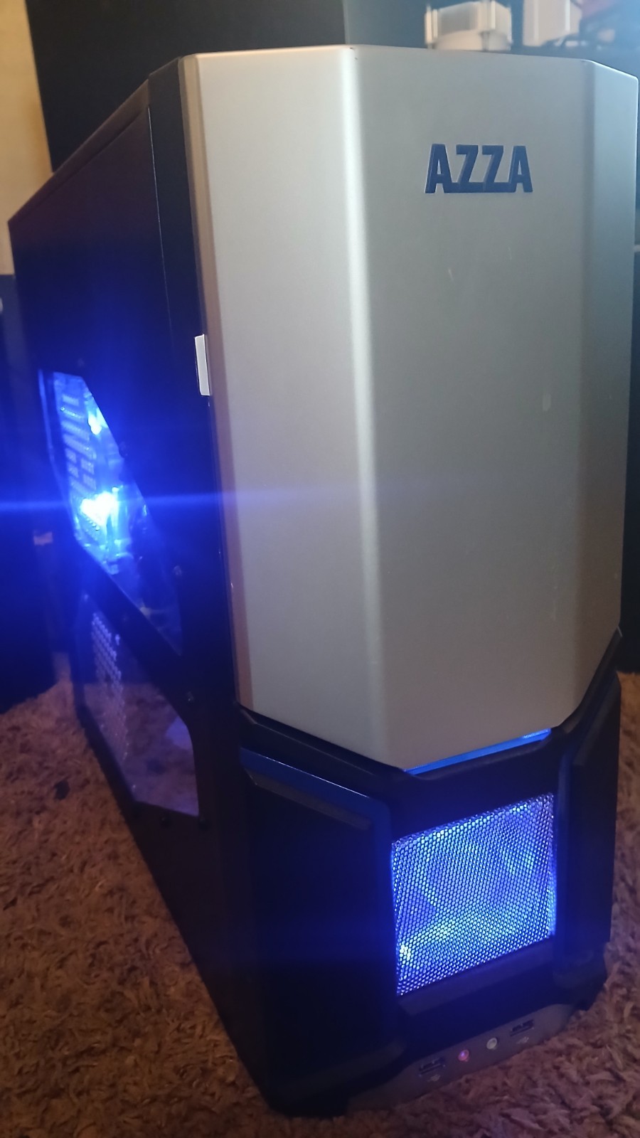 Retro Azza Cyber Power PC. Asus Ddr3 Motherboard 