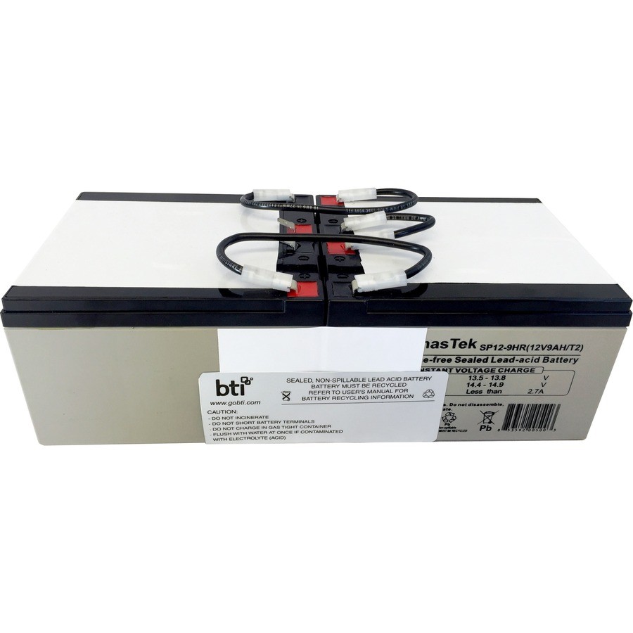 BTI UPS Battery Pack - 12 V DC - Sealed Lead Acid - Spill Proof