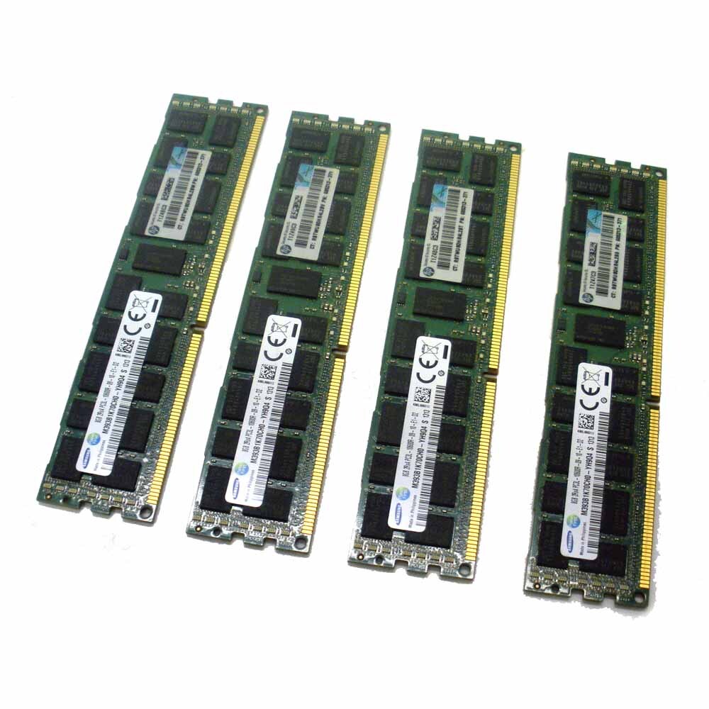 AT127A HP Superdome 2 32GB (4x8GB) PC3L-10600R (DDR3-1333) Reg CAS-9 Memory Kit
