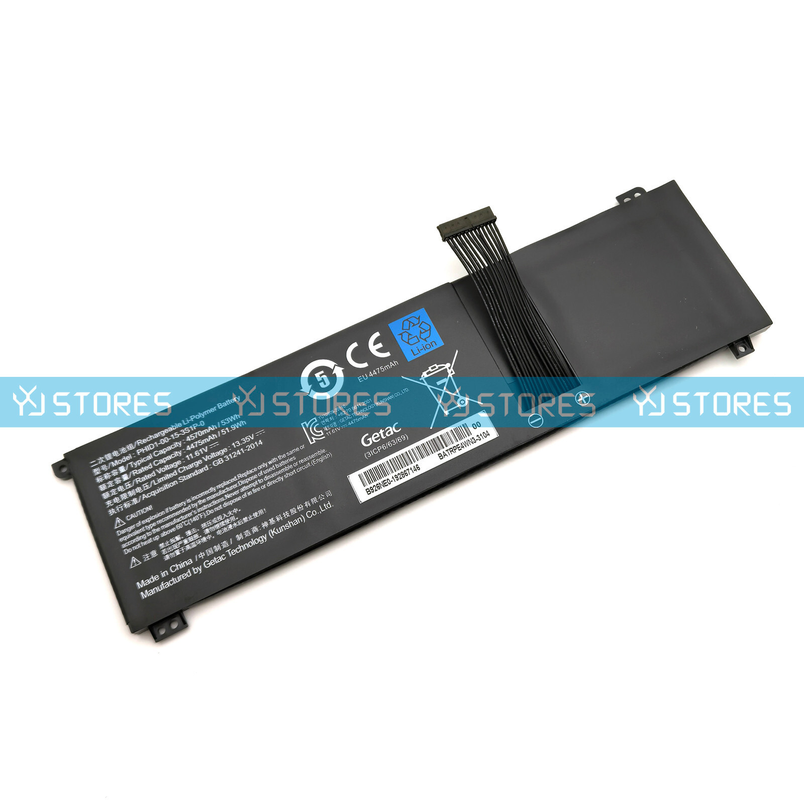 Genuine PHID1-00-15-3S1P-0 OEM Battery for Schenker Vision 14 Adata XPG Xenia 14