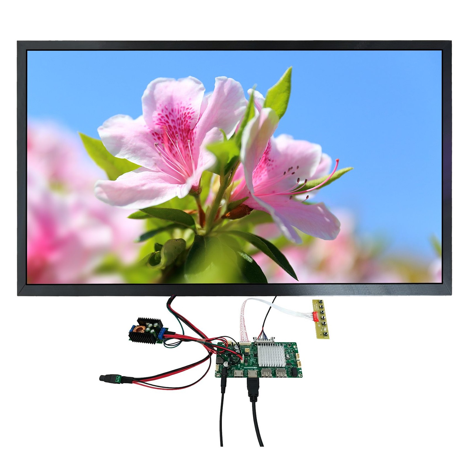 HD DP LCD Controller Board With 32inch 1000nit 1920x1080 Outdoor LCD Display