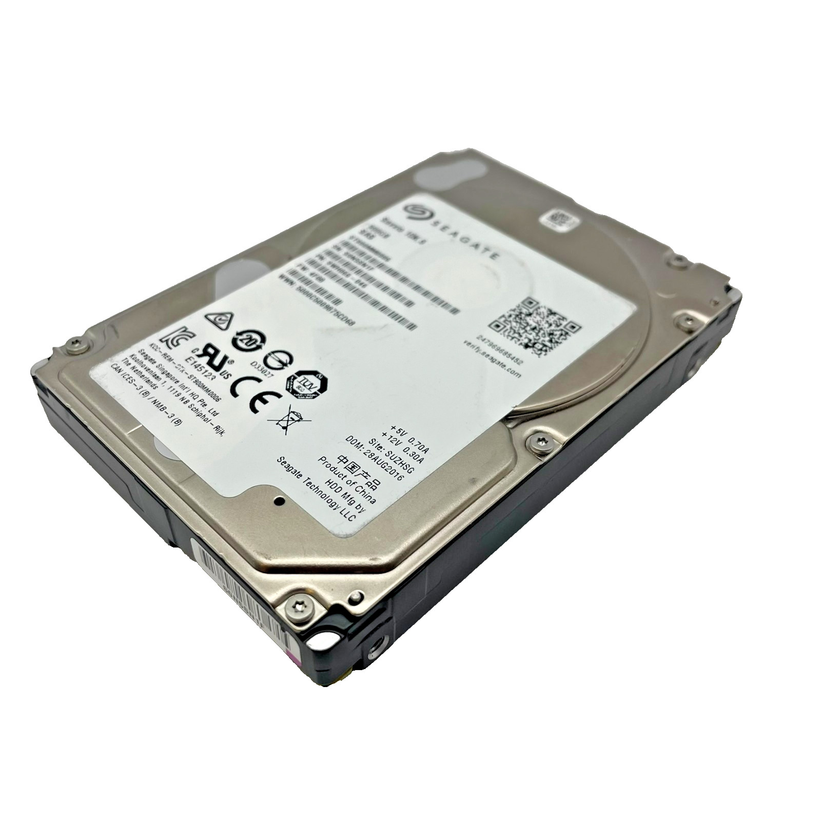 Dell EMC Seagate ST900MM006 900GB 10K SAS 12Gb/s 2.5 HDD 0B34155 Grade A 19K POH