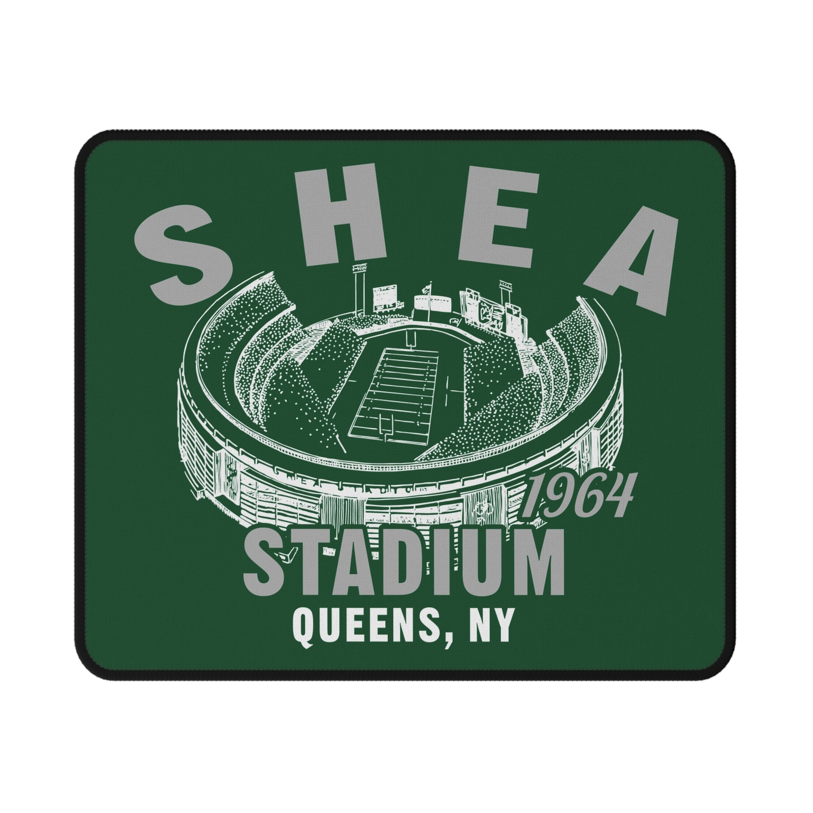 Shea Stadium 1964 Rubber Base Computer Mouse Pad - New York Jets