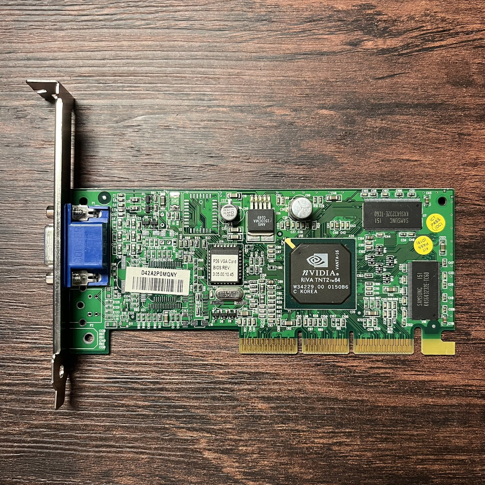 Compaq NVIDIA RIVA TNT2 Vanta M64 16MB AGP Video Card