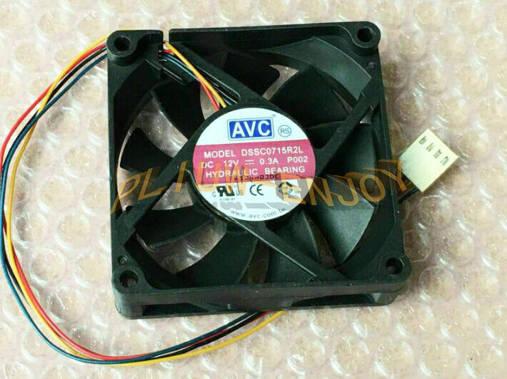 One For AVC DSSC0715R2L PWM intelligent temperature control CPU 12V 0.3A 4-wire