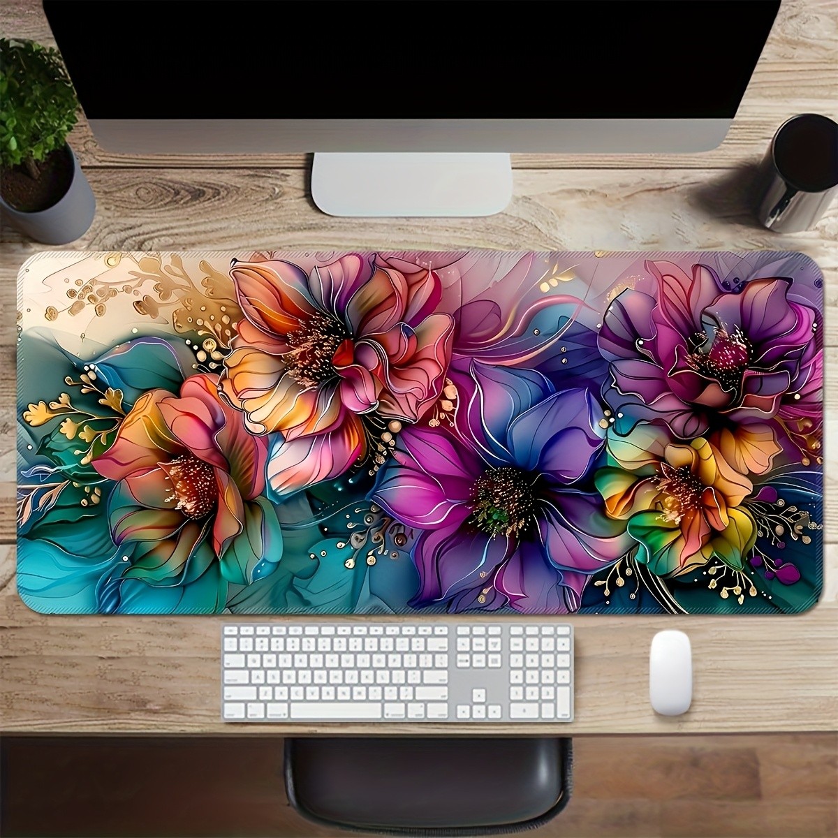 Extra Large Extended Gaming Mouse Pad, Non-Slip, Washable Base, Rectangular 3D √