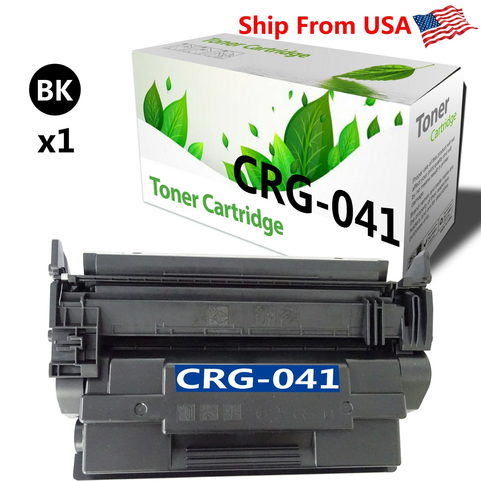 1 PK CRG041 Canon 041 Toner Cartridge for i-SENSYS LBP312x Pritner