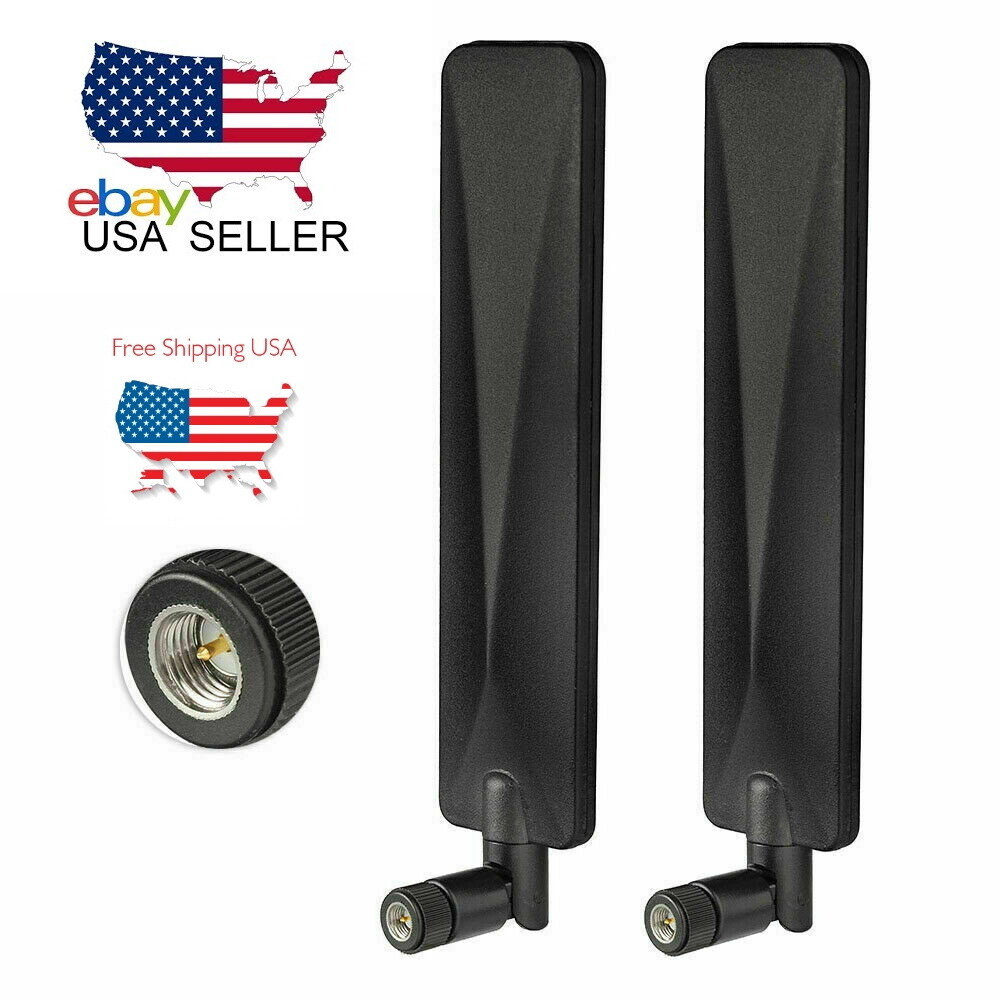 2 X 9dBi External 3G 4G LTE SMA Antenna for MOFI 4500 Cellular 4G LTE Router
