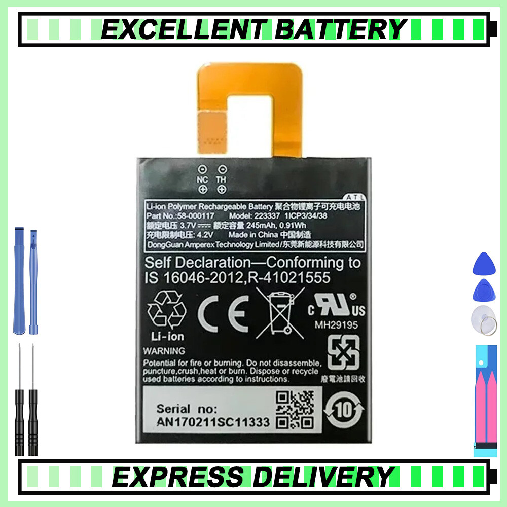 New Battery 58-000117 223337 For Amazon Kindle Oasis 1 (8th Generation) SW56RW