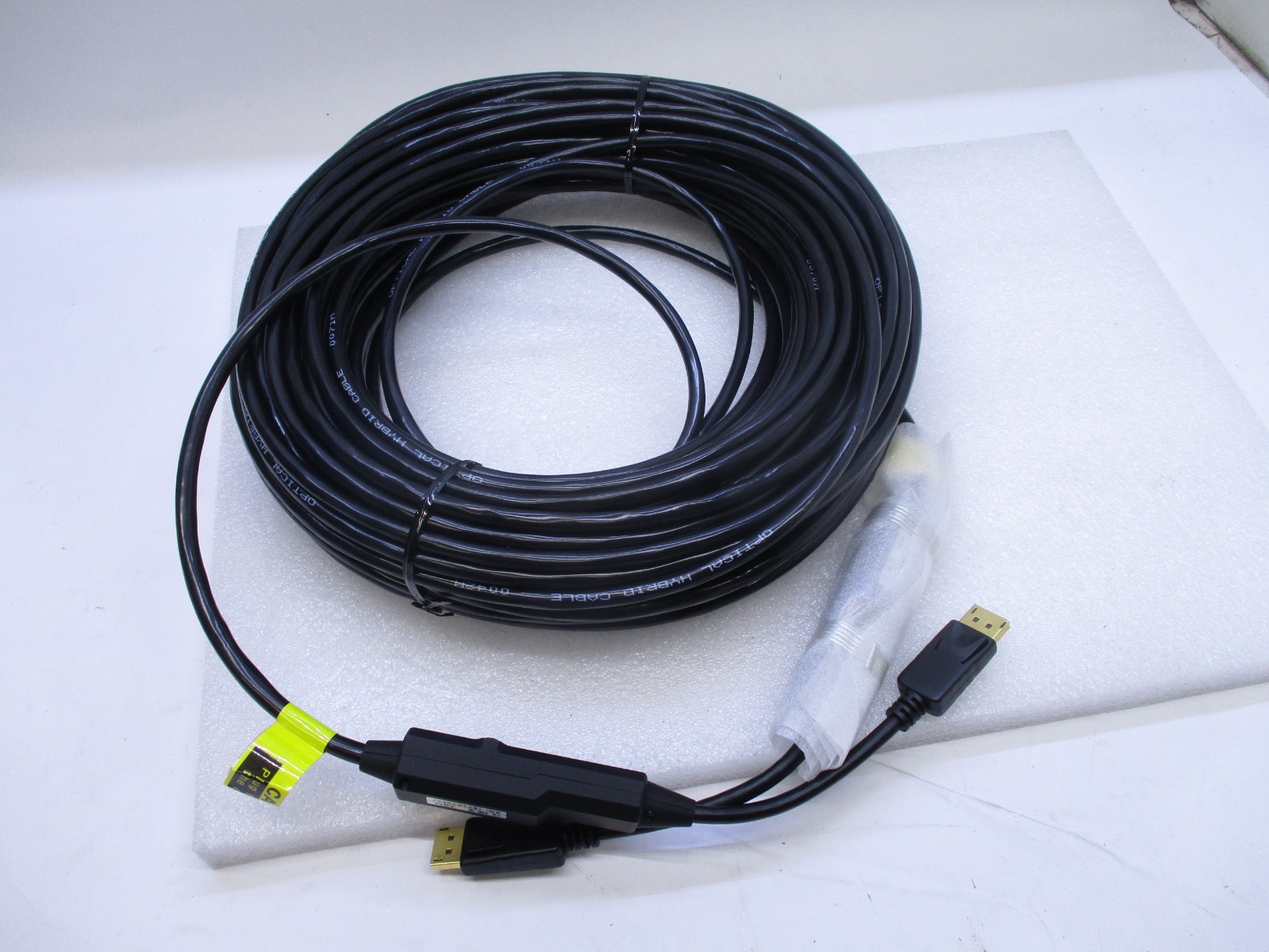 50 FT DVIGEAR OPTICAL HYBRID DISPLAY PORT CABLE DVI-2640-FO T8-86