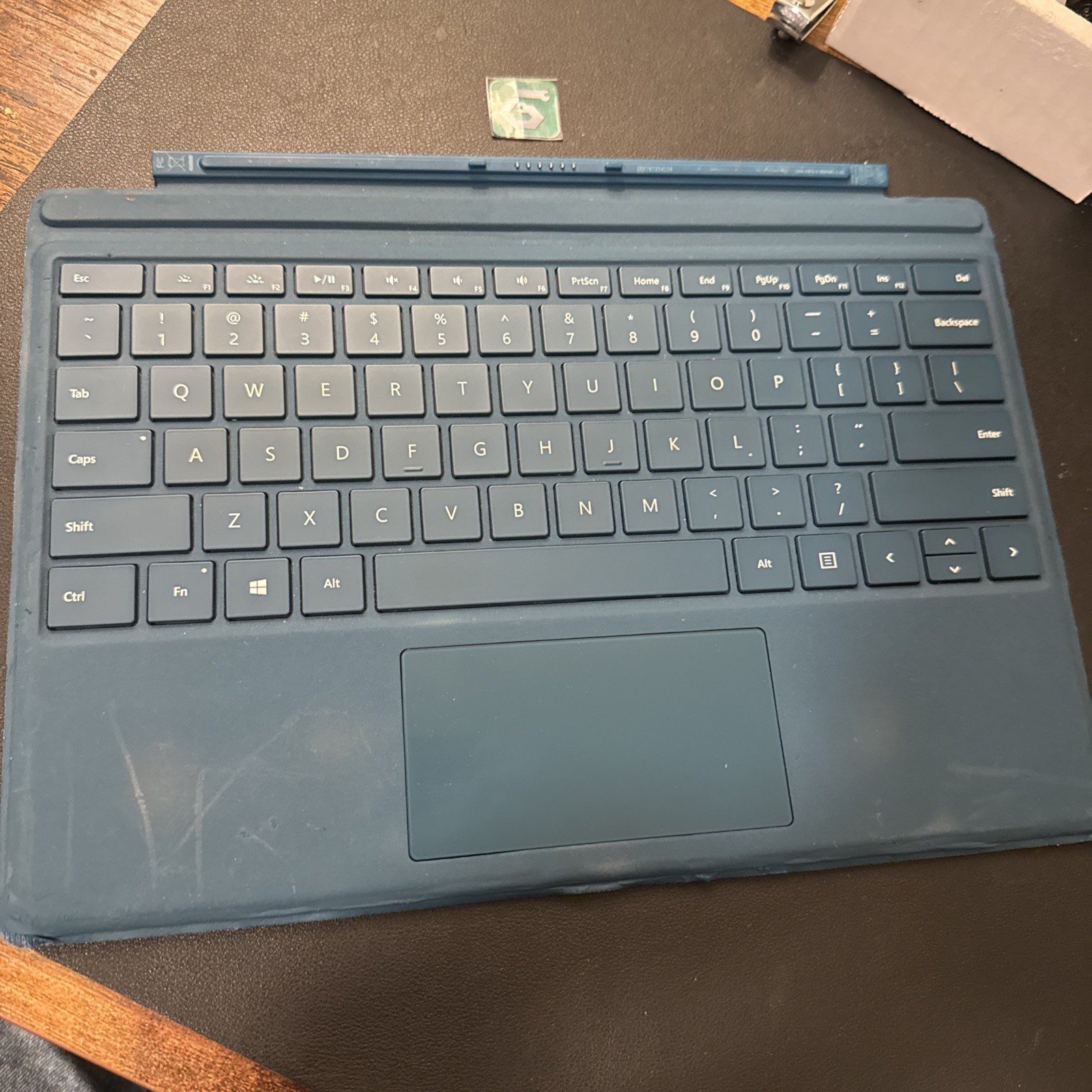 Microsoft Genuine OEM Surface Pro Keyboard Folio/Cover Model 1725 Turquoise *B*