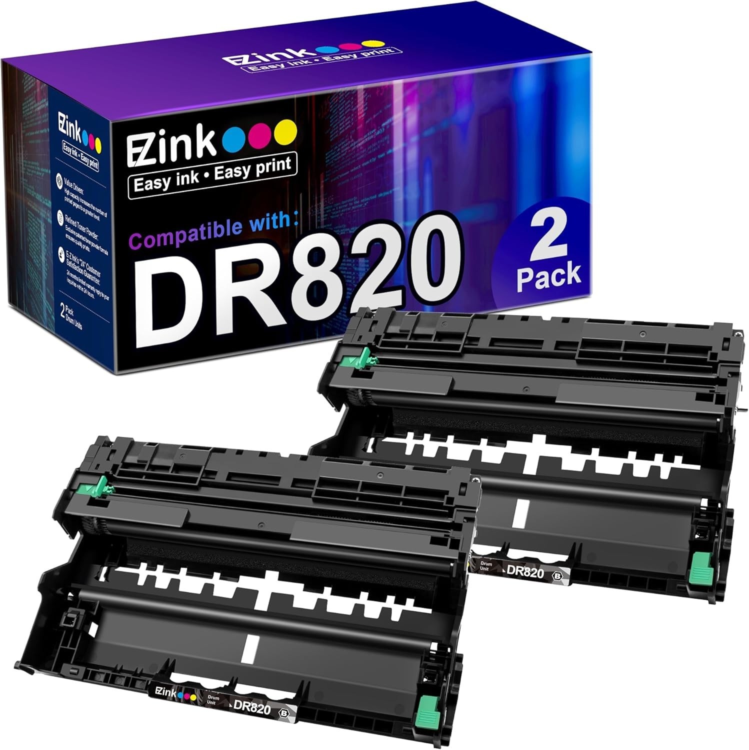 E-Z Ink Compatible Drum Unit Replacement for Brother DR 820 DR820 DR-820 *NEW*