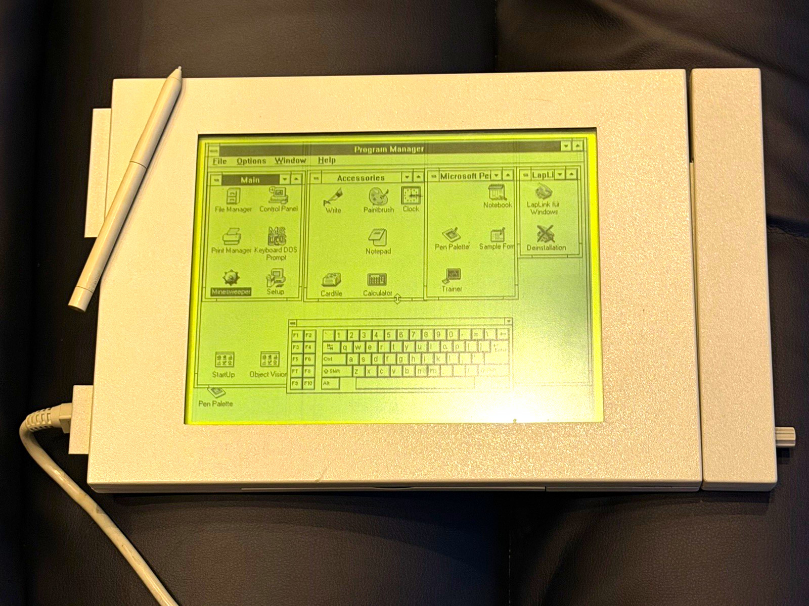 NCR 3125 Pen Computer/Tablet with Pen, Microsoft Windows for Pen Computing 1.0