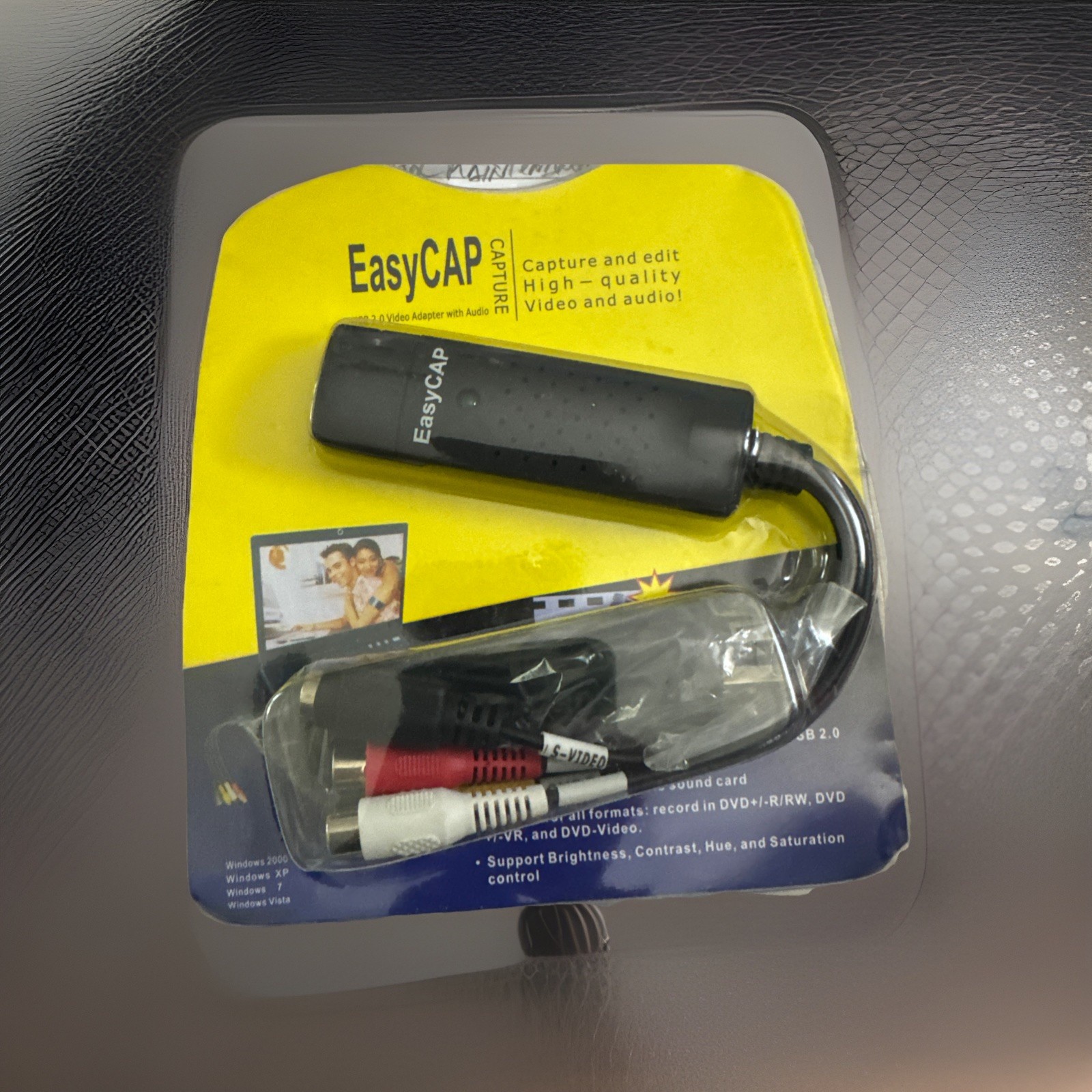 EasyCAP Capture USB 2.0 Video Adapter with Audio Model #DC60 ** BRAND NEW *