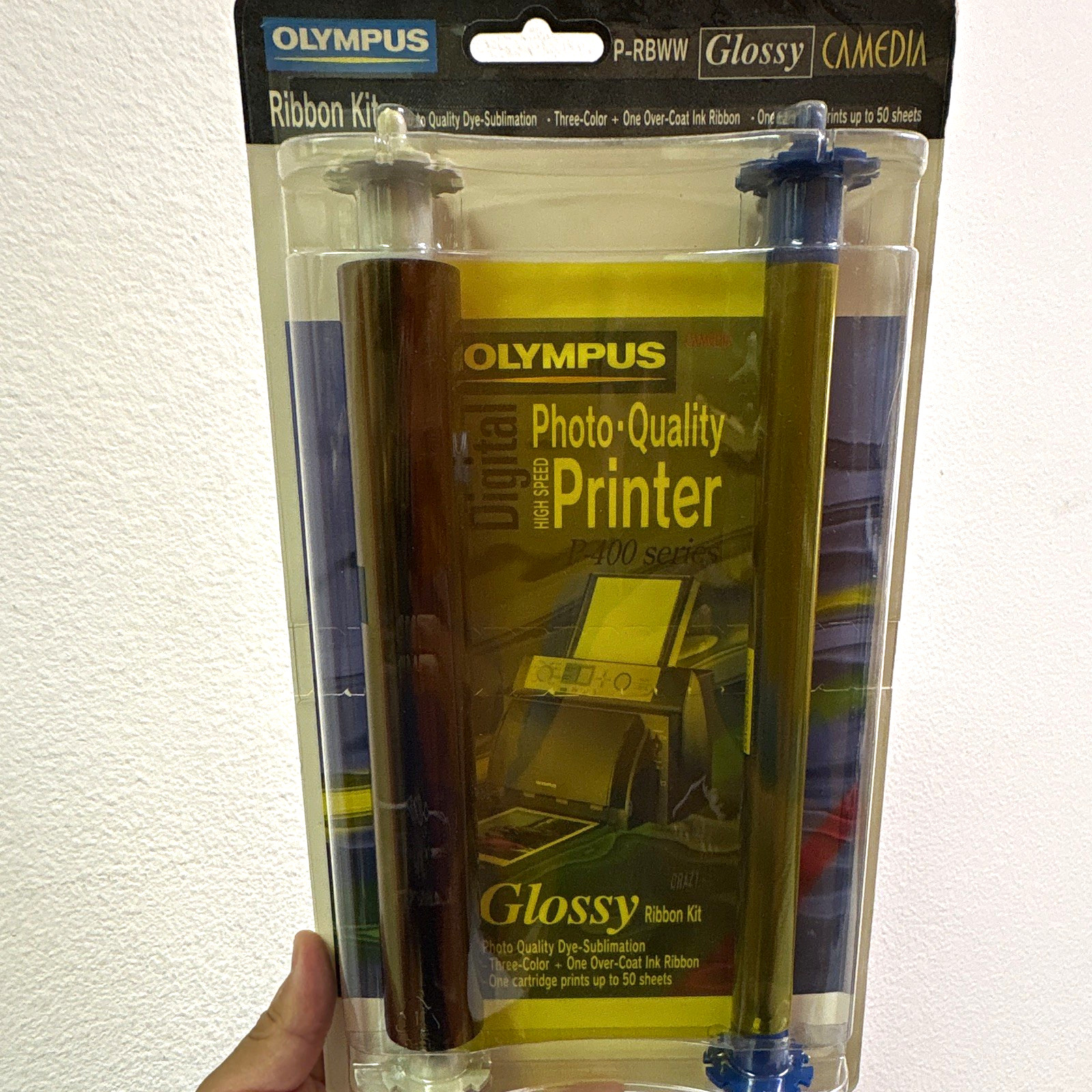 Olympus P-RBWW Glossy Ribbon Kit for P-400 Series Dye Sublimation Printer