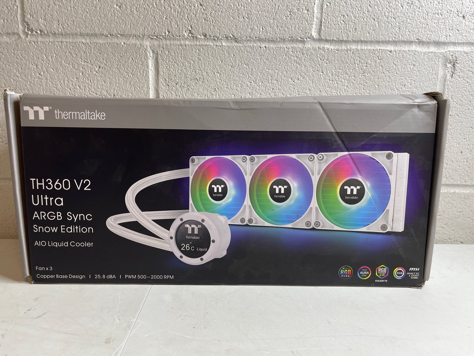 Thermaltake TH360 V2 Ultra ARGB Snow CL-W405-PL12SW-A Liquid / Water Cooling