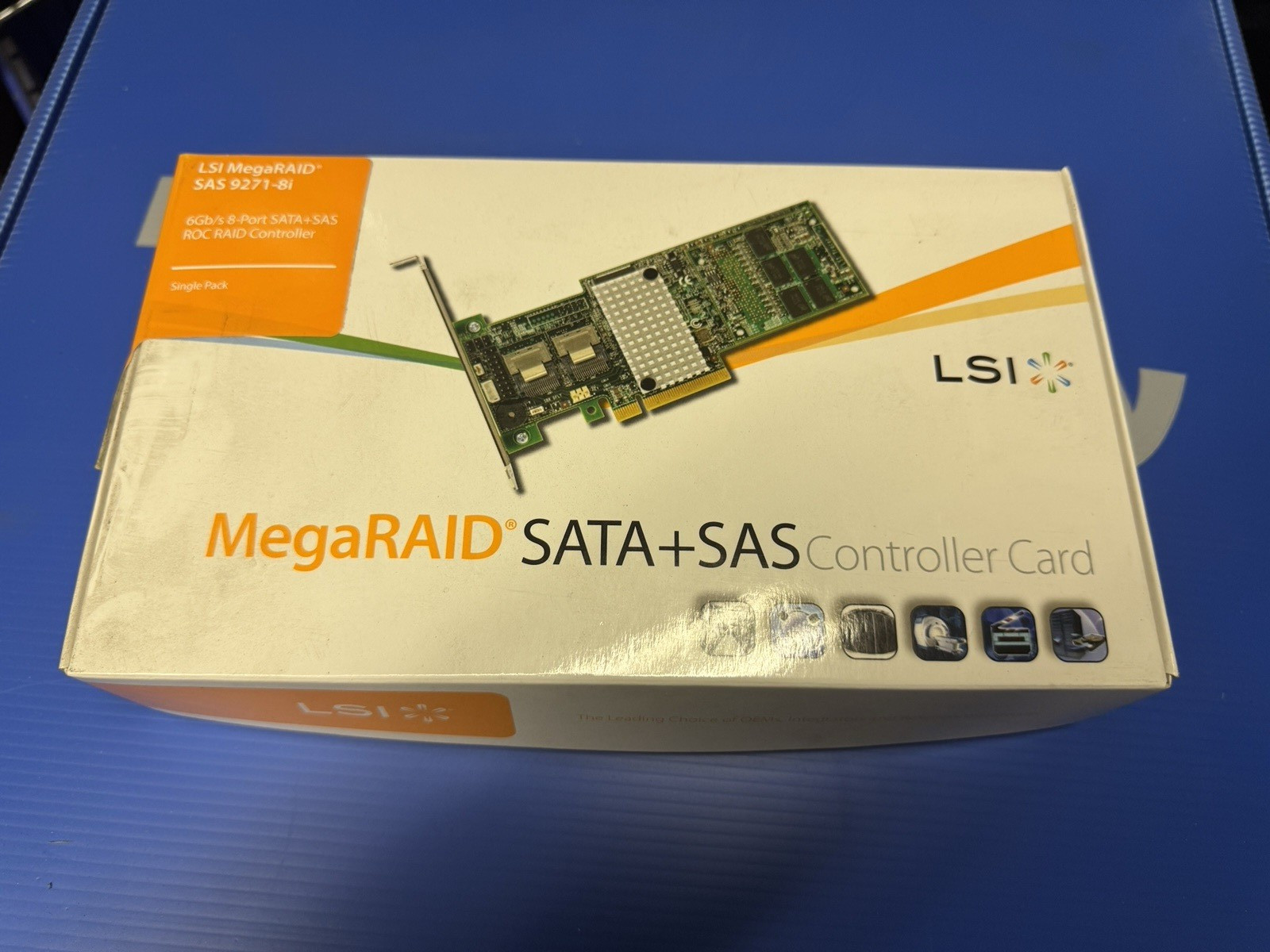 LSI Megaraid 9271-8i 8-Port PCIe 3.0 6Gb/s SATA+SAS RAID Controller 6G LSI00330