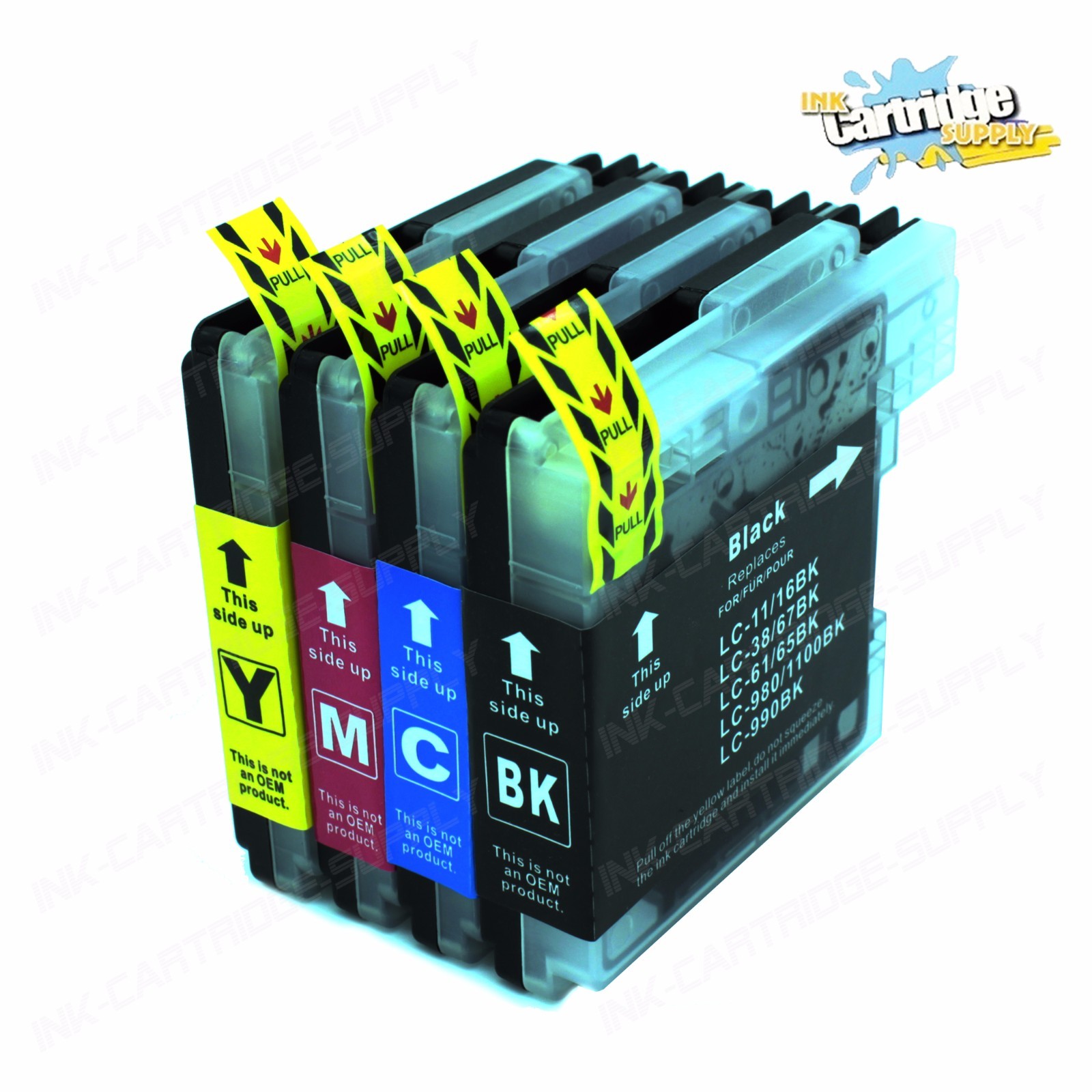 4 Pack New LC65 XL Ink for Brother MFC-5890CN MFC-5895CW MFC-6490CW MFC-6890CDW
