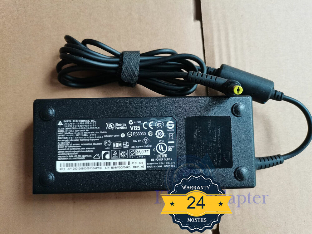 Genuine Delta 19V 6.32A For Acer Predator Z321QU bmiphzx Curved Monitor OEM 120W