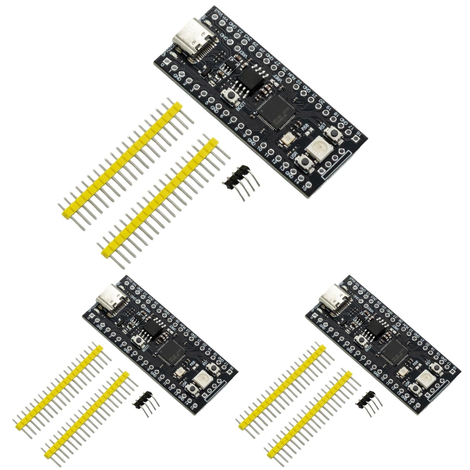 3PCS RP2040 Core Board with -USB-Interface Dual-Core Arm Cortex M0+ Processor...