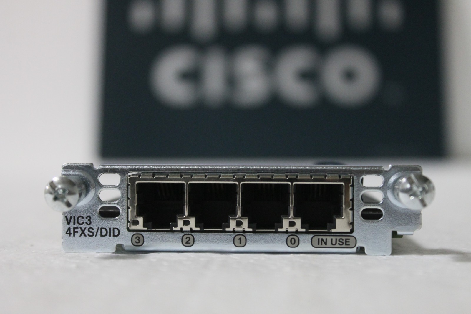 CISCO  VIC34FXSDID 4PORT VOICE INTERFACE CARD  FXS AND DID G2U