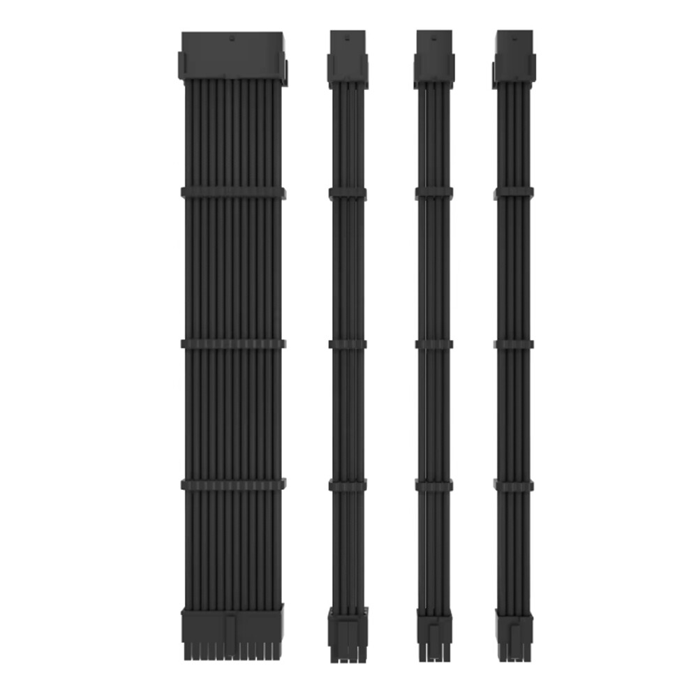 PC Gaming Desktop ATX 24PIN 8PIN 6+2PIN Soft Braided 16-18 AWG Extension Cable