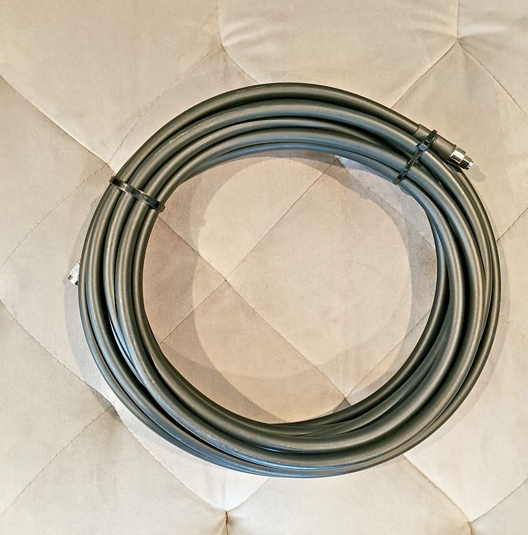 L-Com RP-SMA Female to Type N-Male RF Radio Ext Cable - 400 Series - 20ft long
