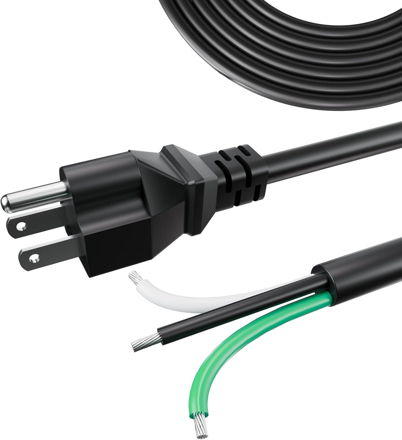 6Ft 12 Gauge 3 Prong Heavy Duty Replacement Power Supply Cord Cable 110V 115V