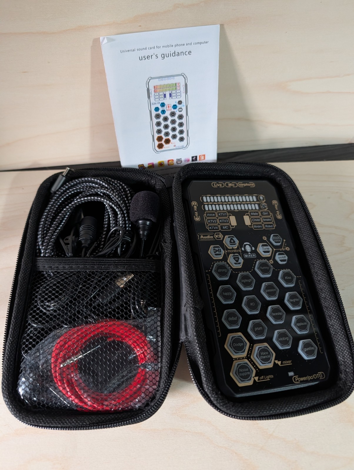 Live Sound  Handheld Outdoor Portable DSP Sound  Effect Device L8W2