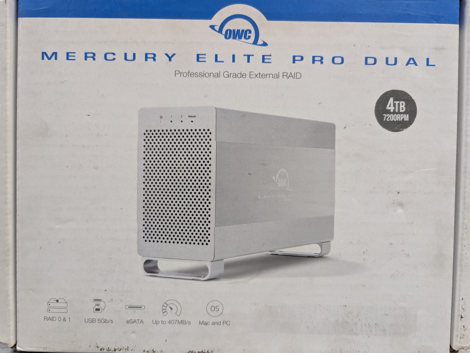 OWC OWCMED3ER7T04.0 Mercury Elite Pro Dual 4TB