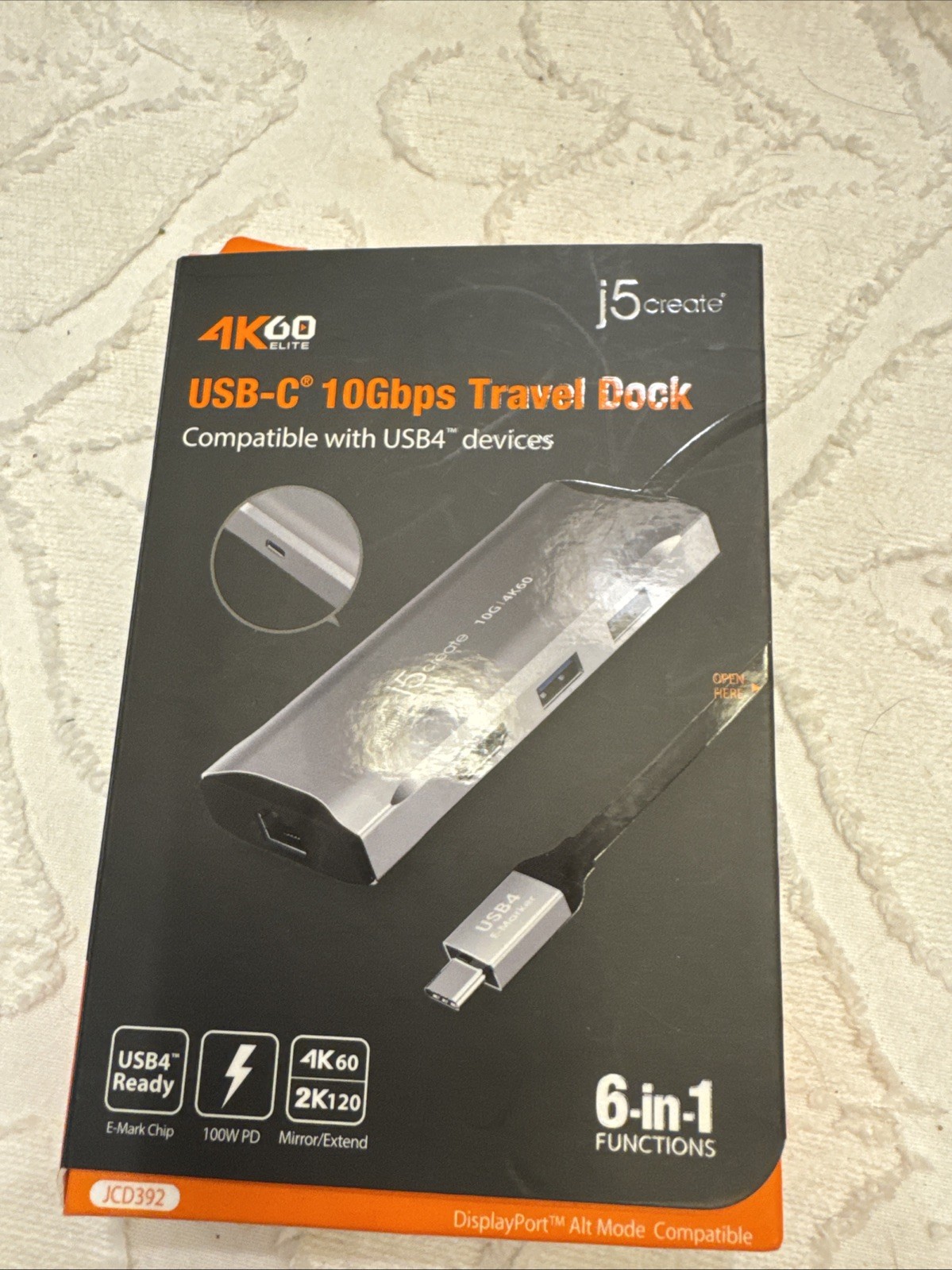 J5 CREATE USB C TRAVEL DOCK  10G JCD392