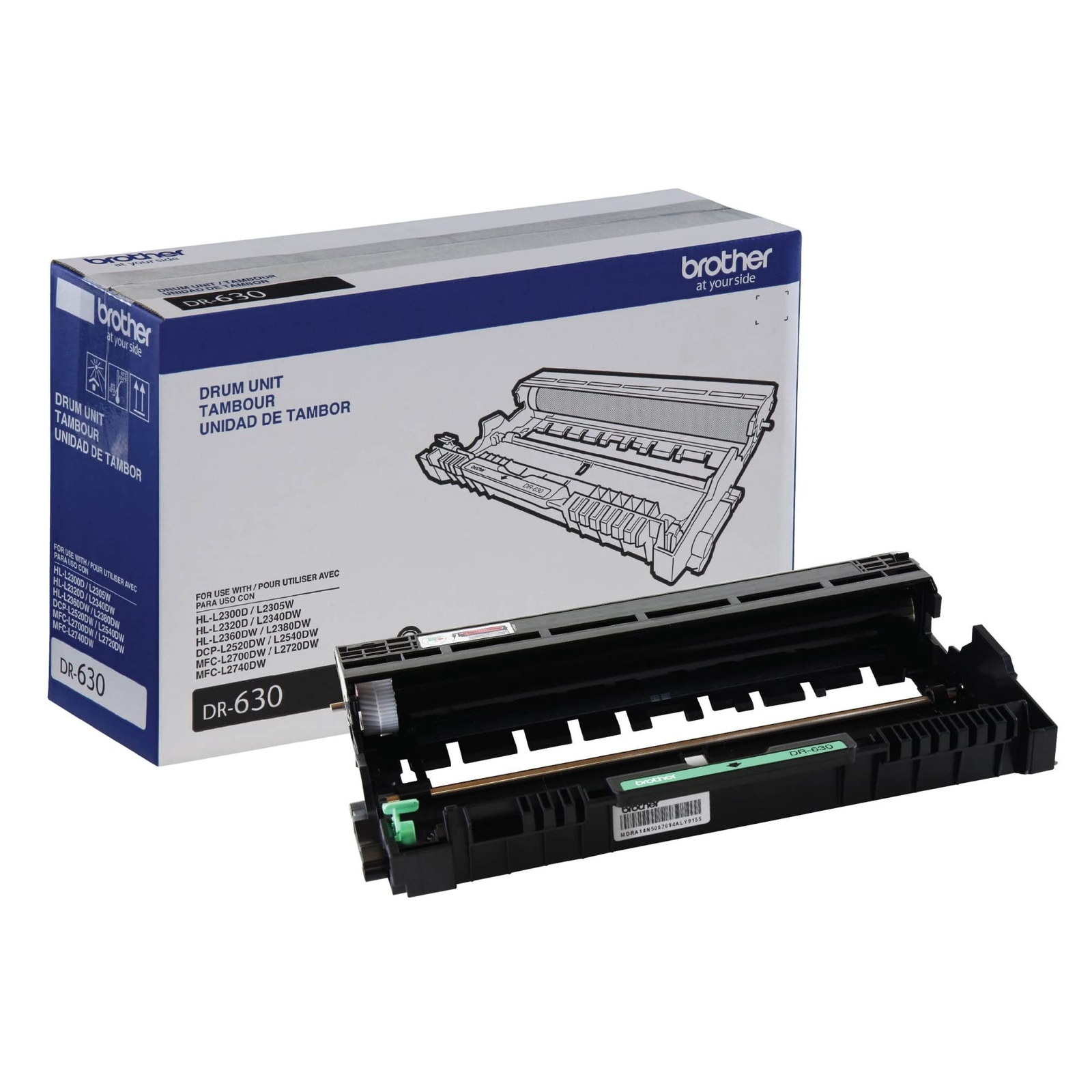 Brother DR630 Drum Unit for Mono Laser Printers Yields 12000 Pages Genuine