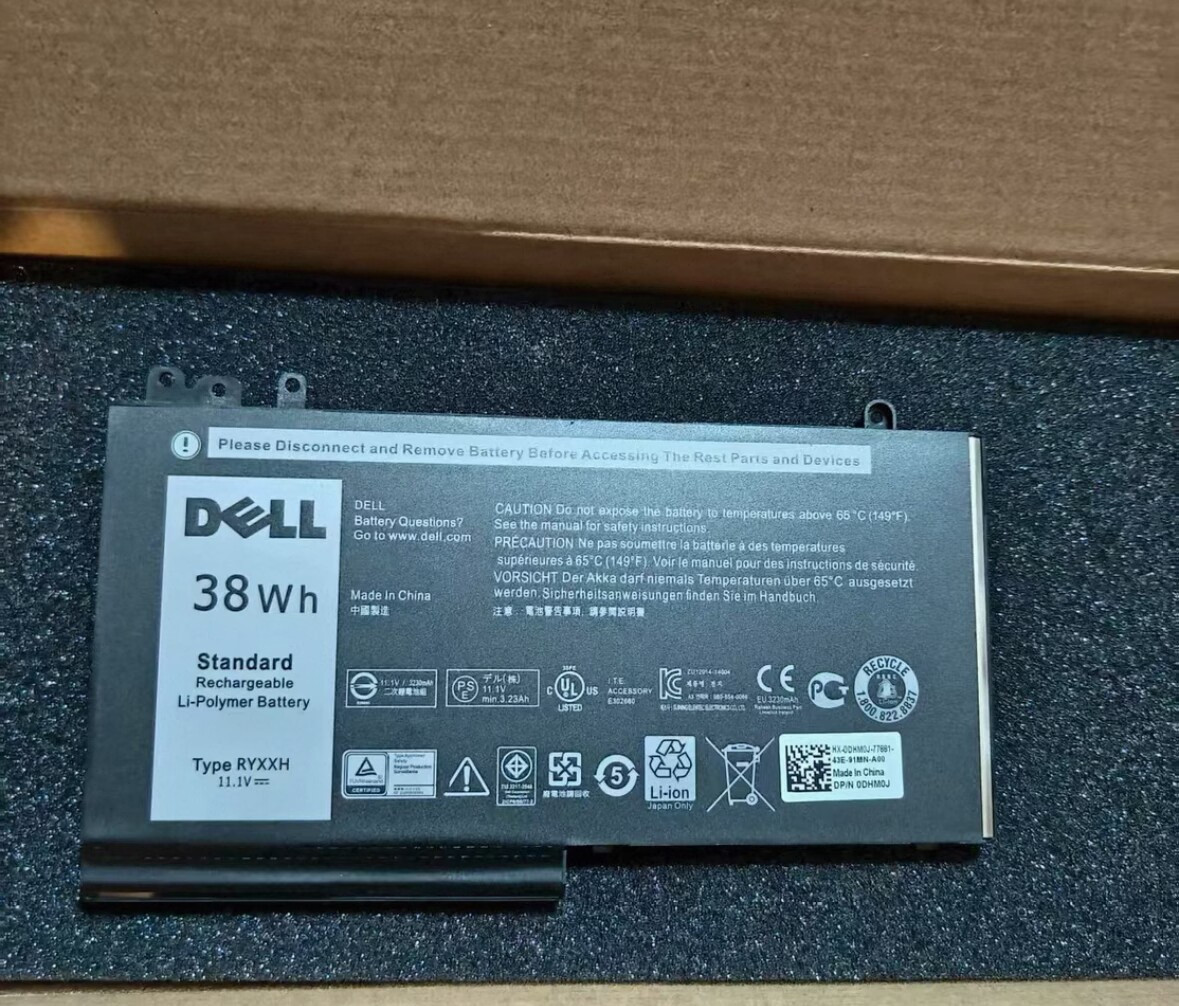 Genuine RYXXH Battery For Dell Latitude E5250 E5450 E5550 3150 3160 VVXTW