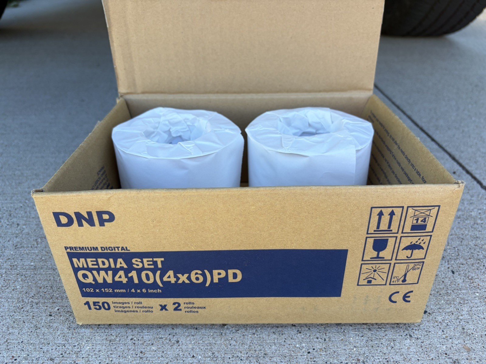 DNP 4x6" Print Paper for QW410 Dye Sub Printer* PAPER ONLY